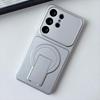 Large-Window Magnetic Case With Holder For Samsung Galaxy S26 S25 S24 S23 Ultra Plus S23 FE For Magsafe Wireless Charging Cover