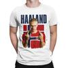 Mode 2026 Haaland Norwegen T-Shirts Für Unisex Unisex Baumwolle Kurzarm Rundhals Sommer Oberteile