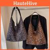 Fashionable Retro Leopard Print Pattern Womens Casual Tote Bag Commuting For