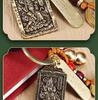 Unisex Pixiu & Five Paths of Wealth Zodiac Pendant with Five Emperor Coins & Brass Gourd Keychain