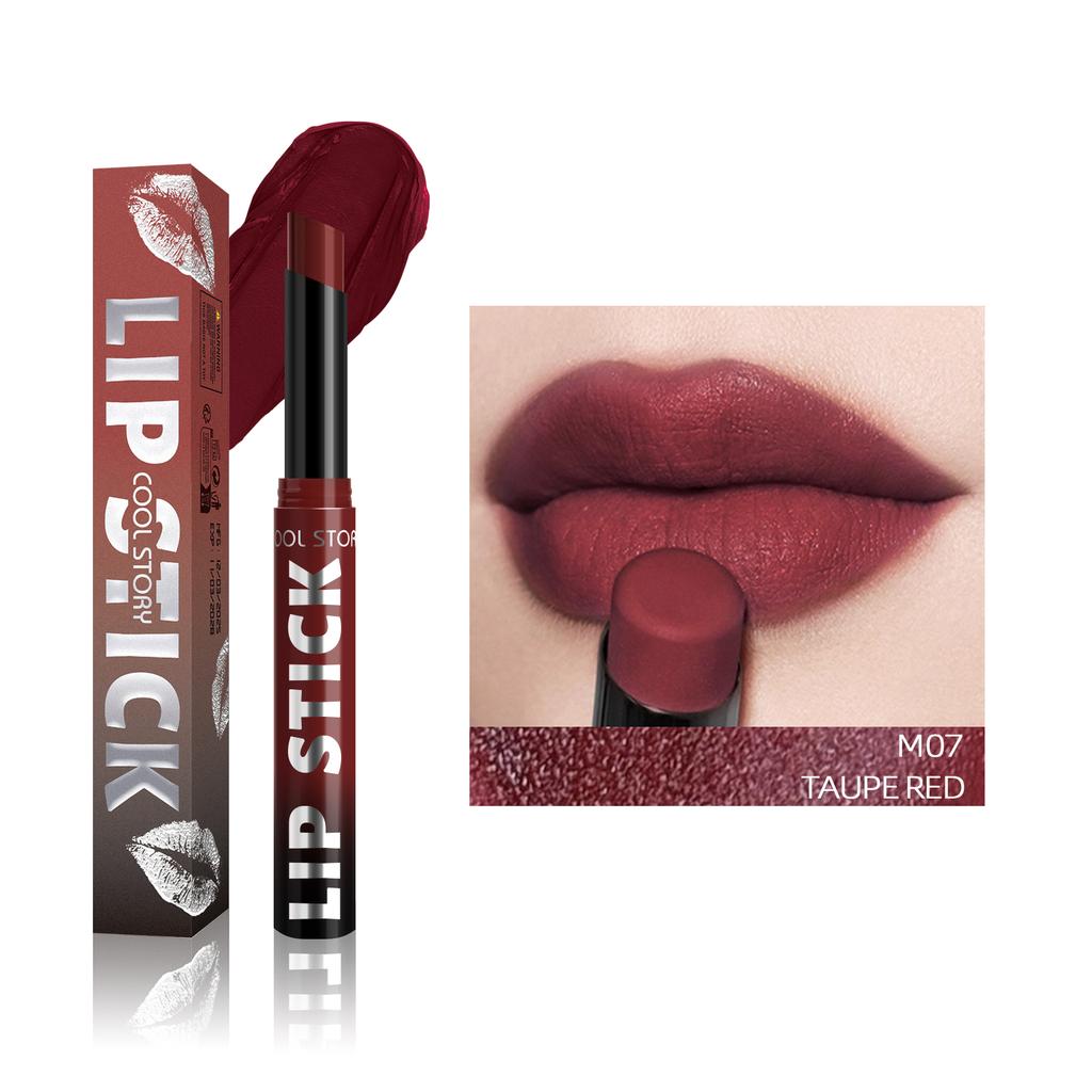 8 Colors Matte Lipstick Pencil Waterproof Long Lasting Non-Stick Cup Lip Stain Tint Beauty Nude Lipstick Pen Makeup Cosmetics