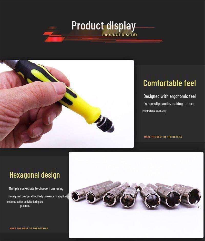 45-Piece Professional Screwdriver & Dust Removal Set with Magnet for Phone & Laptop Repair