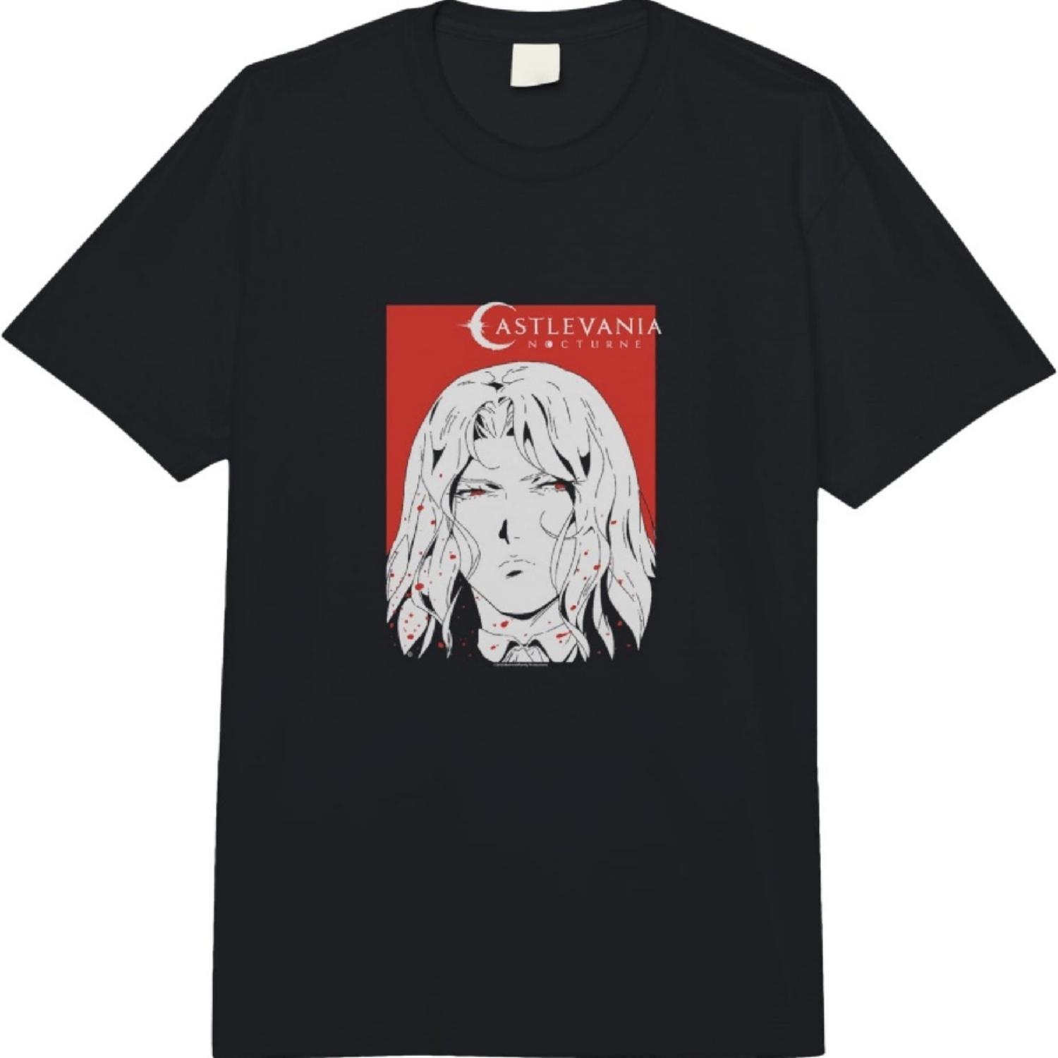 

Алукард Лицо в крови Портрет Футболка унисекс из плотного хлопка Comfort Colors XXXXXL чёрный