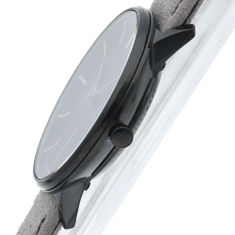 Used Junghans Form Ladies Watch 047/4256.00 Box SS/Leather Ladies Watch Black Good Condition [Unused]