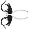 1Pair Electric Bicycle Universal Brake Lever All Aluminum Short Wire Handle Left and Right