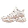 Stamina Fashion Lace-Up Plush Lined Sports Shoes Shock Absorption Wear-Resistant Mid-Top Running Shoes Women Sneaker Light-Pink 168021-LTPK