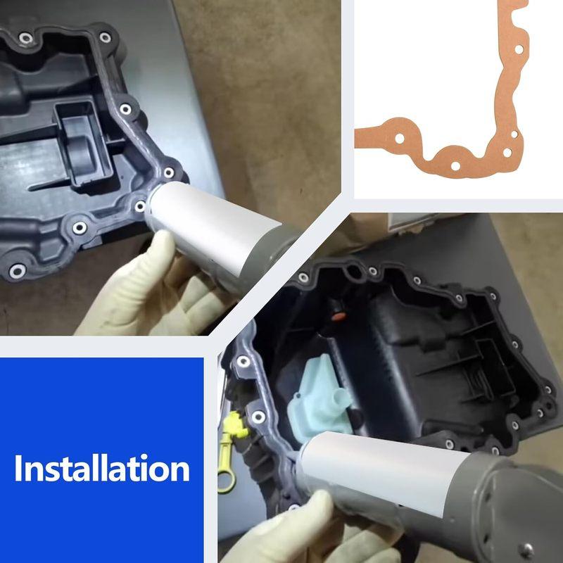 Engine Oil Pan Gasket Compatible with 2015 2016 2017 Ford 2.7 Ecoboost Engine Part Number FL3Z-6675-B