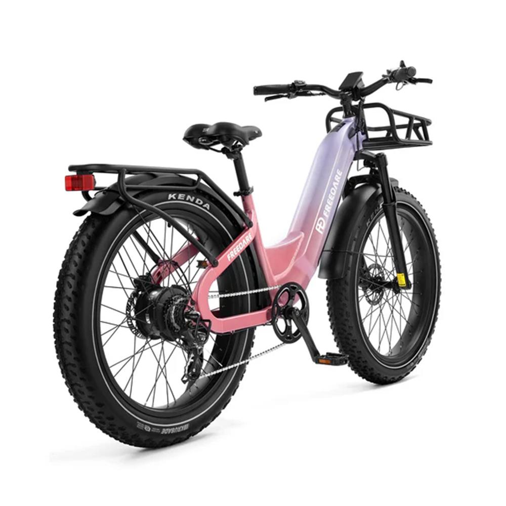 FREEDARE Eden Electric Bike Adults with Front Basket and GPS Smart App Control ,48V 20Ah Battery,Torque Sensor