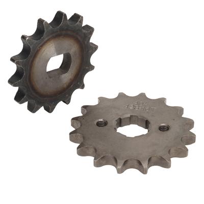 Pignone 428 16T 20mm Acciaio al Carbonio 14T 12X17mm Foro H Pignone Acciaio al Carbonio per Motore