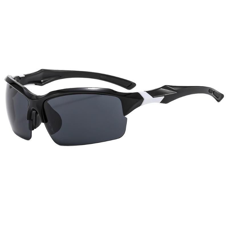 Uv400 Halbrand-Fahrradbrille HD-Linse UV-beständige Fahrradbrille Mode Outdoor-Sportbrille Herren Damen Angelbrille