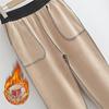 Autumn/Winter Warm Velvet Casual Pants for Women Aged 45-65