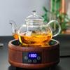 400ml-1600ml Heat-resistant Glass Hot Tea Pot Flower Kettle Kung Fu Teawear Set Tea Beverage Strainer Infuser Puer Oolong Barley Pot Teaware for