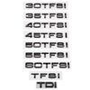 Car Styling 35 40 45 50 55  TFSI  Logo Emblem, Rear Trunk Badge Sticker Decal For A A4 A5 A6 A7 A8 Q3 Q5 Q6 Q7 Q8 Accessories