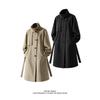 Korean Men Trench Coat Men Long Trench Coat Male Streetwear Windbreaker Trenchcoat Men Business Casual Loose Overcoat