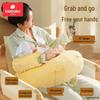 Postpartum Breastfeeding Support Pillow: Lying Down, Waist Support, Baby Holder, Sleep Wrap-Around Backrest