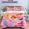 3pcs Duvet Cover Set (1*Duvet Cover + 2*Pillowcase, Without Core), Winx Club Print Bedding Set, Bedroom Decor, All‑Season, Gift