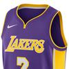 Nike NBA Los Angeles Lakers ( SW ) 17-18 Season Lonzo Ball limited Jersey Purple Men's 864483-506