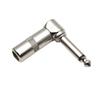 1/4" Audiostecker 6,35mm Stecker TRS Male 1/4 Zoll Stereo-Stecker Winkelstecker für Mischpult-Lautsprecherkabel Gitarrenkabel