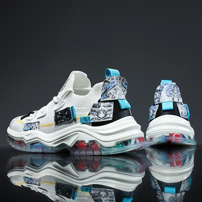 Modeschuhe Herren Sneakers Männliche Freizeitschuhe Herrenschuhe Tenis Luxusschuhe Trainer Race Atmungsaktive Schuhe Mode Slipper Laufschuhe für Herren