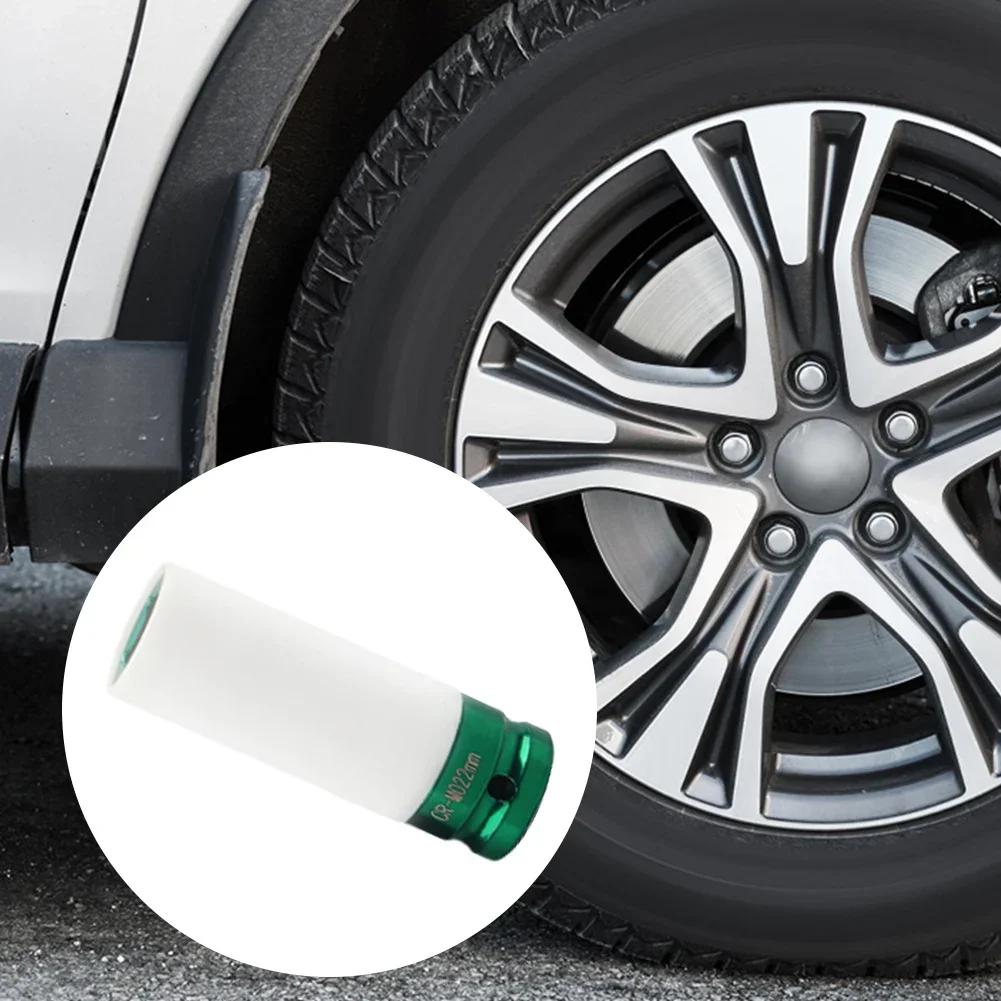 17/19/21/22mm Hex Sockets Pneumatic Wrench Tire Screw Sleeve 1/2 Inch Air Gun Tire Protection Impact Nut Socket Car Garage Tool