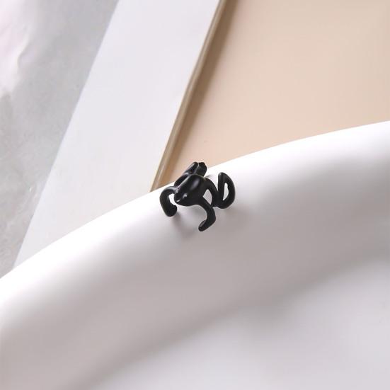 1/2/3 Pairs Frog-Shaped Earrings Clip-On Functionality Alloy Ear Clips Electroplated Earrings Jewelry Accessories