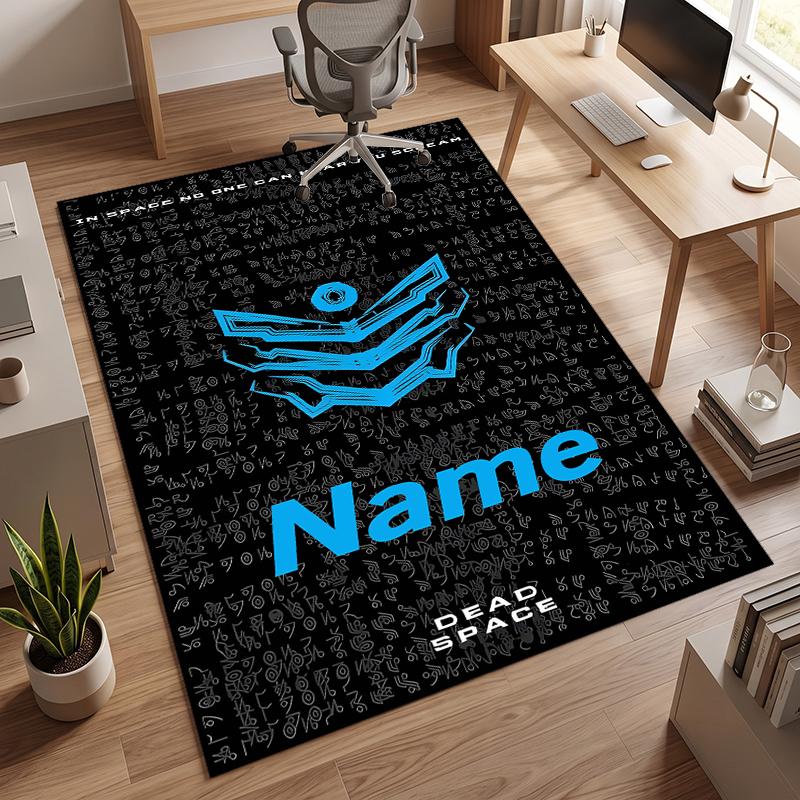 Dead Space (1) Personalized Name Office Carpet Stylish Decor for Living Room Bedroom Kitchen