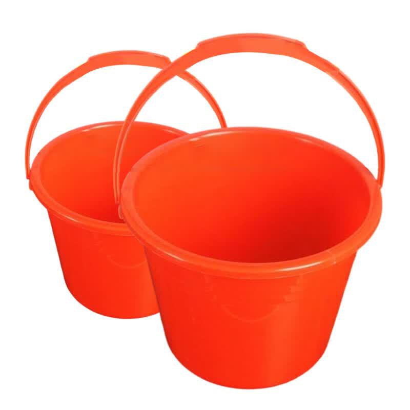 Moli 4.8L Red Handheld Plastic Bucket