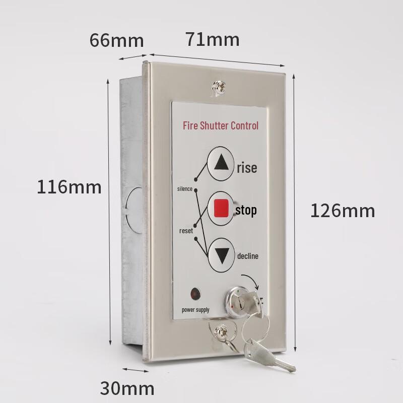 Electric Roller Shutter Control Switch Box CN plug (adapter included)