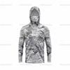 Men's Sunscreen Upf50 + Long-sleeved Camouflage Fishing Wear Anti-UV Mask Hooded