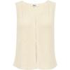 ONLY Women's 2025 Spring Retro V-Neck Sleeveless Knit Cardigan Vest