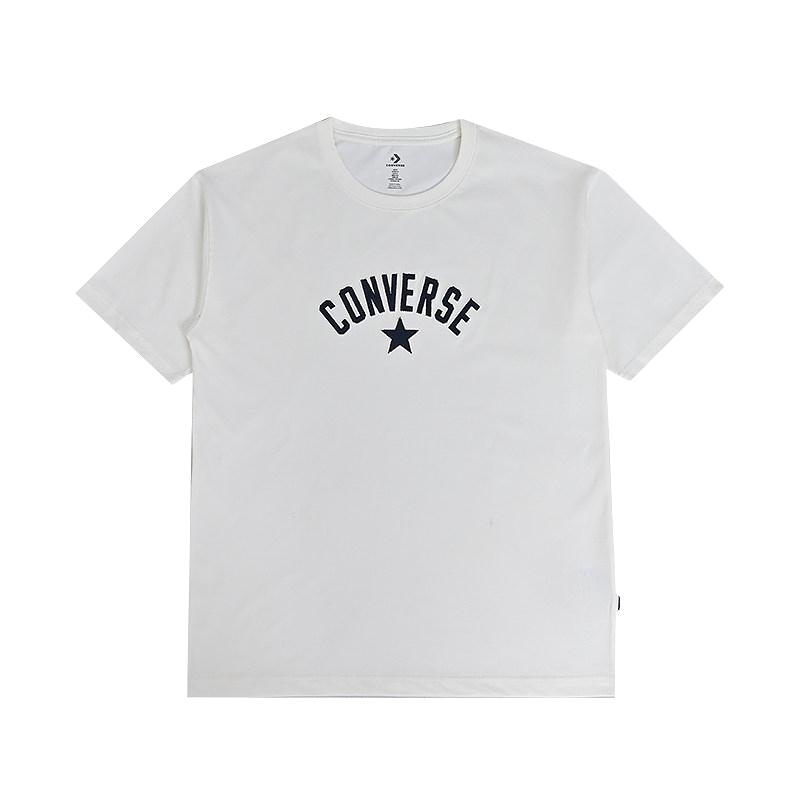 Футболки Converse Унисекс UCJ687 W2Y С круглым вырезом Умеренный прямой крой UCJ687-W2Y S