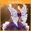 Fairy Butterfly Costume Wings For Kids Dress Up Party With Gold Detailing For Festival Celebrations