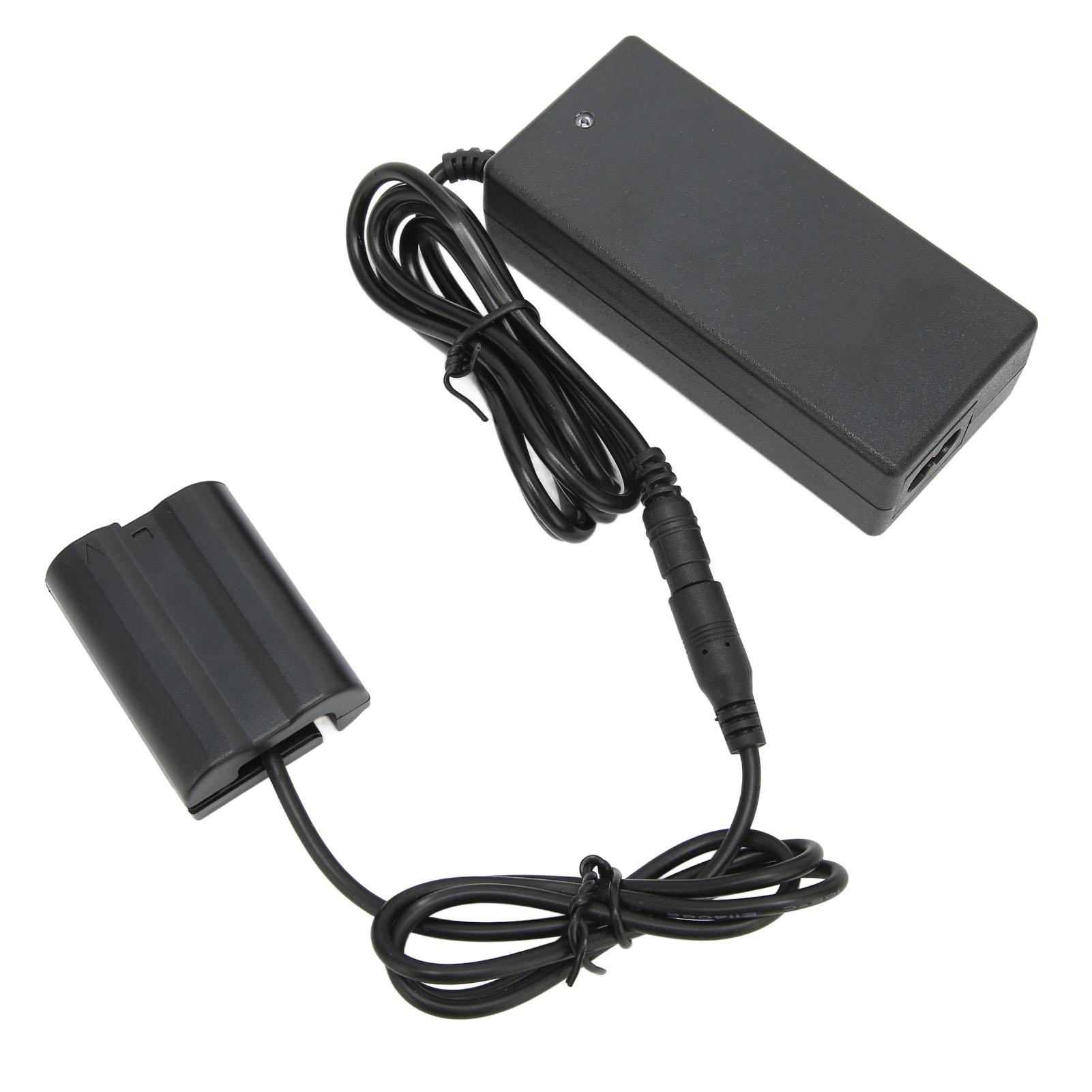 

EL15 DC Coupler Имитатор батареи DC Coupler Комплект питания для Nikon D7000 D7200 D7500 D500 D610 US Plug