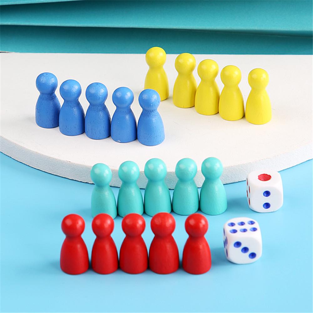 

Деревянная фигурка для игры в летающие шахматы: Аксессуар для приключенческой игры «Маленький человек»