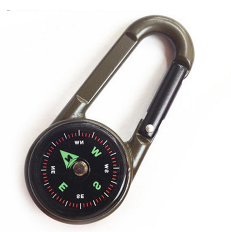 Carabiner Camping Outdoor Gear Compass чёрный