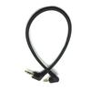 3.5mm Male to Male Stereo Audio Cable 90Degree Angled 3 Pole Fit for Car Headphone Auxiliary Cord Wire Converter MP3/MP4