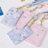 Credit Card Keyrings Student Sakura ID Card Holder Bus Card Cover Lanyard Card Holder Business Card