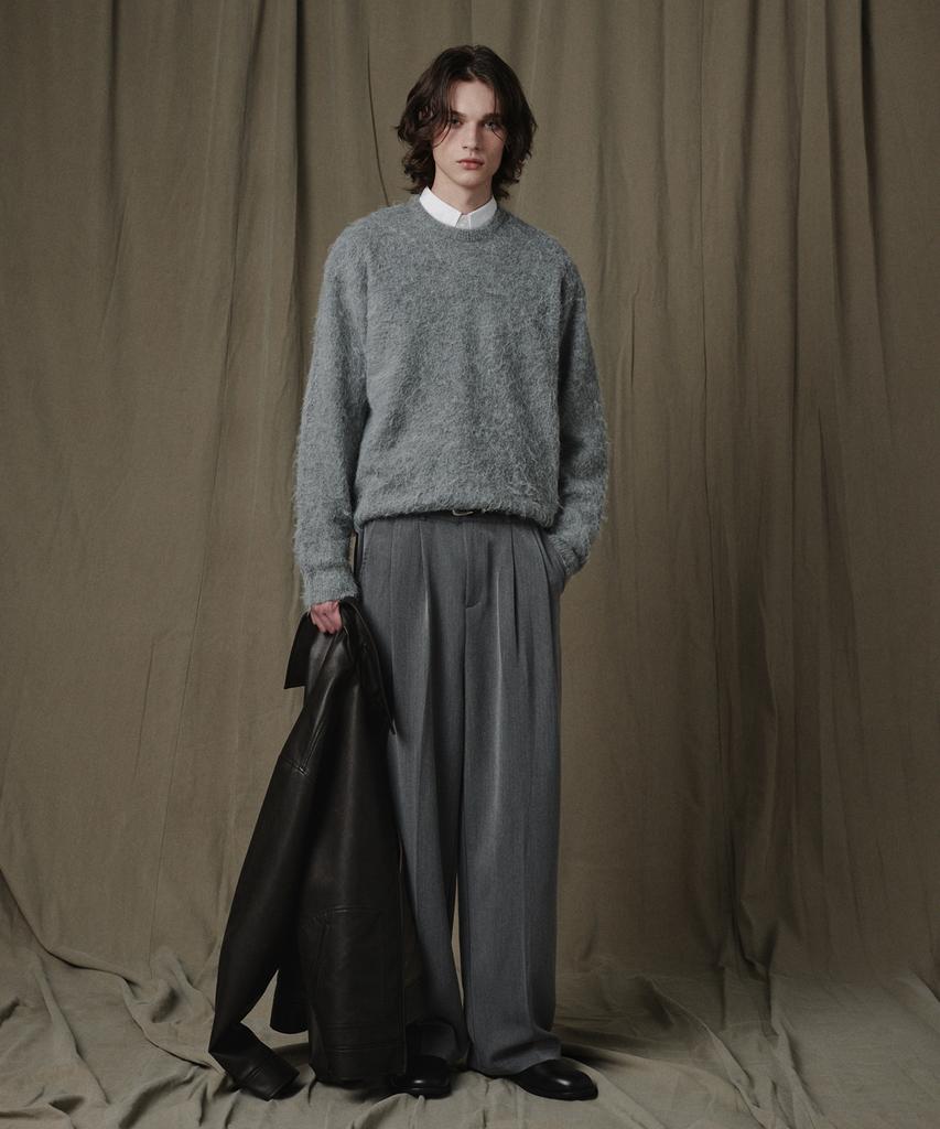 GLW Oversized Brushed Knit Grey