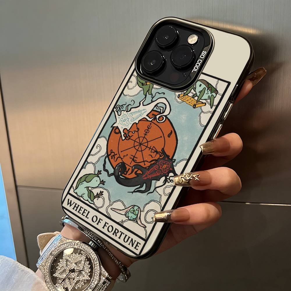 Avatar Tarot Phone Case For IPhone17  16 11 12 13 14 15 16 Pro Max Plus Cover Colored Silver Funda Bumber