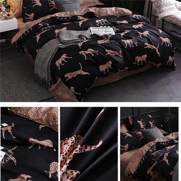 Bedding Set 3PCS Duvet Cover & Pillowcase Set Ultra Soft Microfiber Fabric Single Twin Double Full Queen King Bedding Set (Quilt Cover+2 Pillowcases)