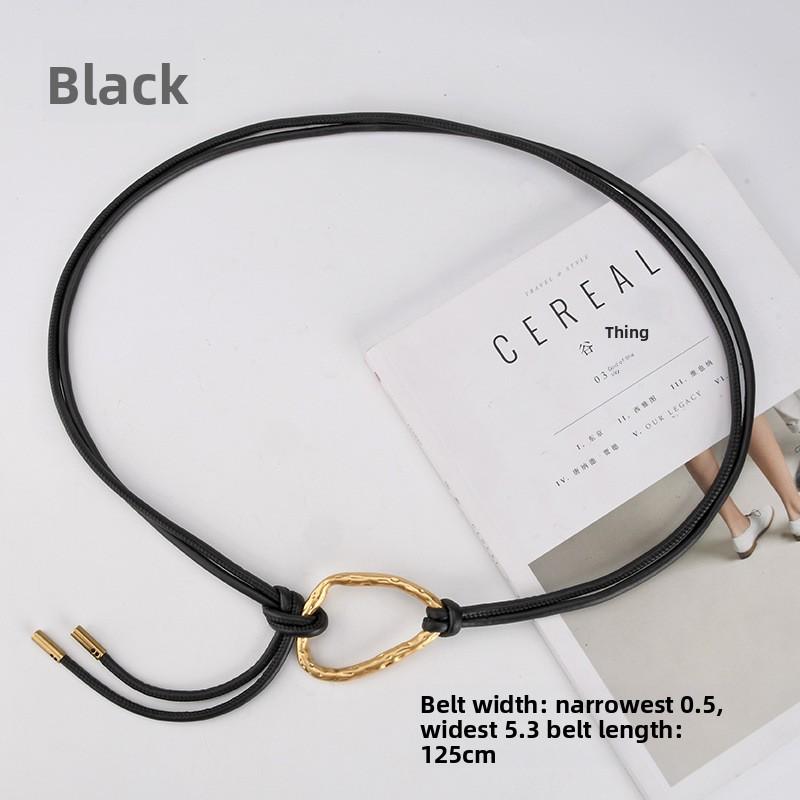 Женская узловая декоративная цепочка на талию из ПУ-кожи Mary classyfashionfashion тонкая