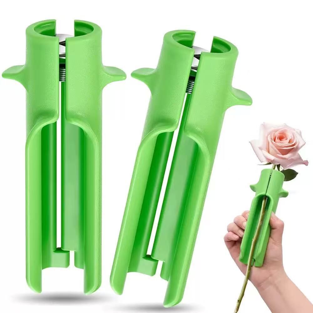 

Rose Thorn Stripper Tool,2Pcs Flower Stem Cleaner for Home & Professional Florists зелений