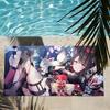 B-Blue Archive-S Game Kosaka Wakamos Towel Soft Lightweight Anti-Sand Large Beach Towel Quick-Drying Bath Sports Family