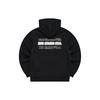 FILA Fusion Letter Logo Hooded Pullover Sweatshirt Women sweatshirt Deep-Black T11W313203F-BK