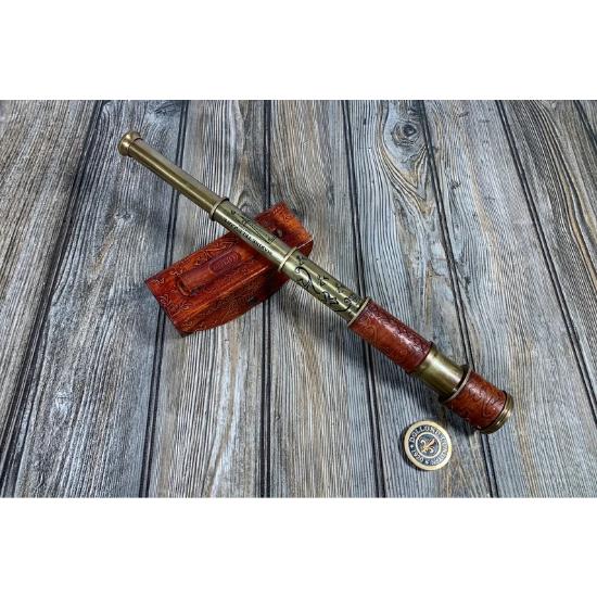 Nautical Solid Brass Spyglass Telescope Nautical Pirate Spyglass Scope/ Gift for Her