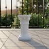 Outdoor Column Elegant Roman Style Resin Pedestal Plant Stand Weather Proof for