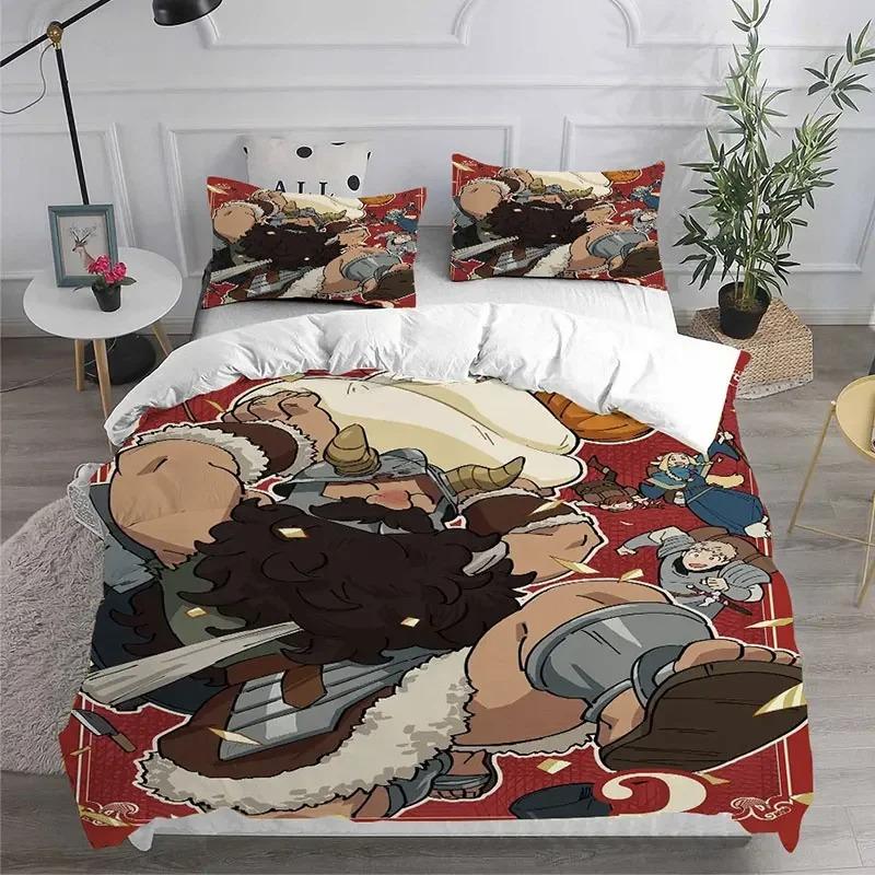 3D Cartoon Delicious In Dungeon Bedding Sets Comforter Quilt Bed Cover Duvetcover Pillow Case Sets Bedroom Decoration