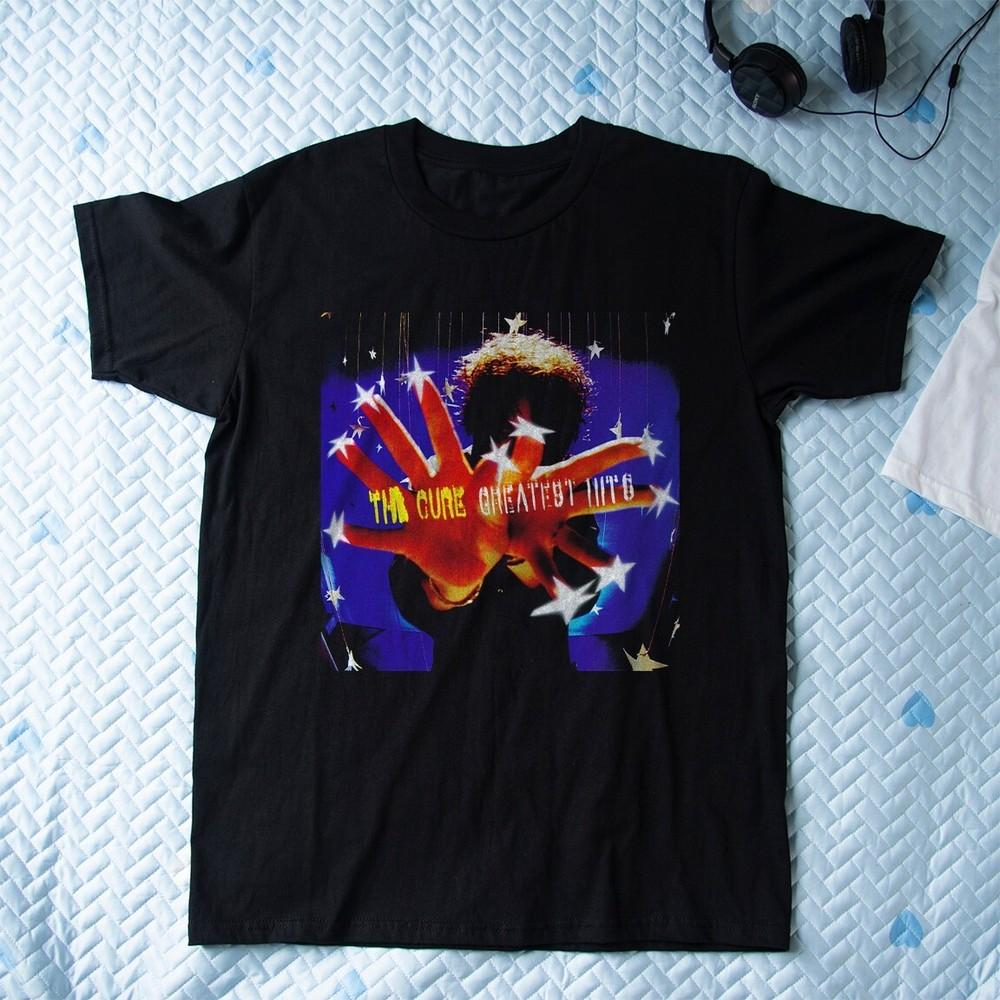 The Cure Greatest Hits Unisex Zwart T-shirt Maat S-5XL Unisex T-shirt