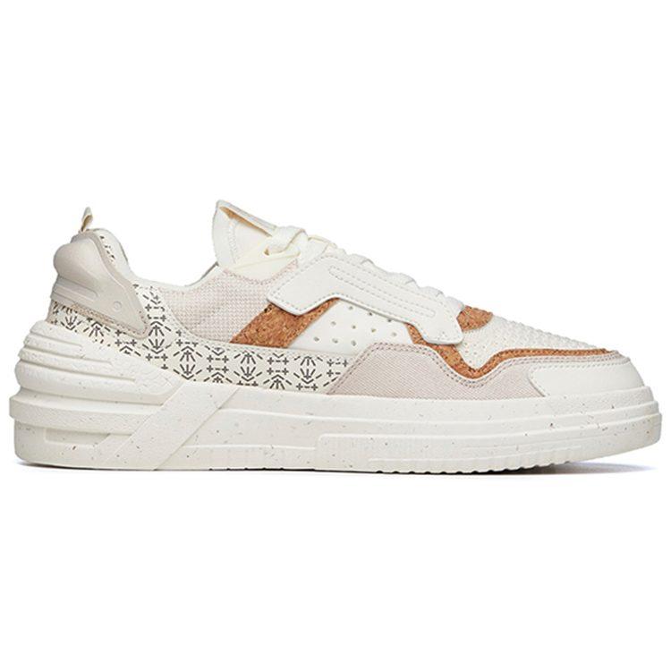 Anta A Dao PRO Low Top Skateboard Shoes Men's White Brown 112228071-6