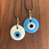 Party Friendship Lucky Clavicle Chain Necklace for Women Amulet Necklace Blue Eye Pendant Choker